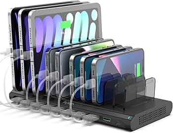 Amazon | Alxum 120W USB-C充電ステーション 10ポート(2*QC3.0 + 1*USB